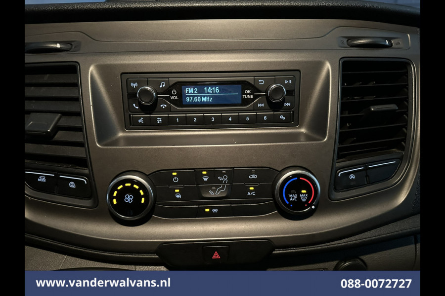 Ford Transit 2.0 TDCI 161pk Bakwagen Laadklep Euro6 Airco | Cruisecontrol | Verwarmde voorruit Bijrijdersbank, 1040kg laadvermogen, zijdeur mogelijk 1750 ex btw meerprijs