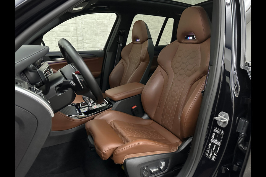 BMW X3 M 510pk Competition | 44dkm! | M-Sportuitlaat | Merino-Tartufo | Laser-LED | M-Seats | Stoelventilatie | TH 2400kg | M-Comp. Pakket | Live Cockpit Proff. | Headup | Stuur en Achterbank verw. | Alarm + Volg-5 | 12 maanden Bovag garantie | Rijklaarprijs. (160.000,= Nw.Prijs!