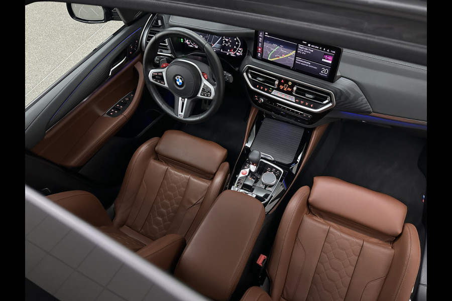 BMW X3 M 510pk Competition | 44dkm! | M-Sportuitlaat | Merino-Tartufo | Laser-LED | M-Seats | Stoelventilatie | TH 2400kg | M-Comp. Pakket | Live Cockpit Proff. | Headup | Stuur en Achterbank verw. | Alarm + Volg-5 | 12 maanden Bovag garantie | Rijklaarprijs. (160.000,= Nw.Prijs!