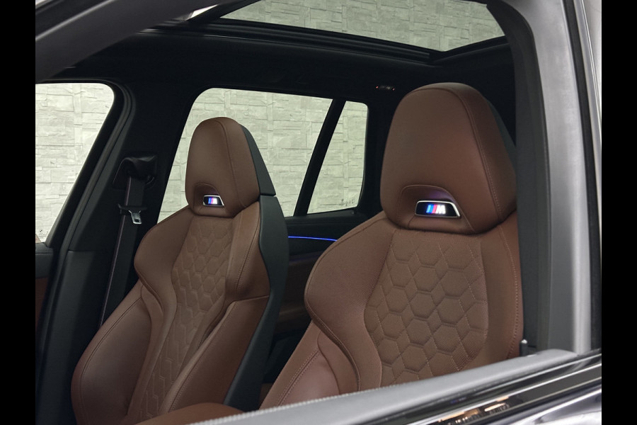 BMW X3 M 510pk Competition | 44dkm! | M-Sportuitlaat | Merino-Tartufo | Laser-LED | M-Seats | Stoelventilatie | TH 2400kg | M-Comp. Pakket | Live Cockpit Proff. | Headup | Stuur en Achterbank verw. | Alarm + Volg-5 | 12 maanden Bovag garantie | Rijklaarprijs. (160.000,= Nw.Prijs!