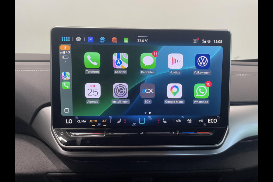 Volkswagen ID.4 Pro Limited Edition 77 kWh Navigatie Apple Carplay/Android Auto Keyless PDC V+A Climate Control DAB+ Lane Assist Adaptieve Cruise control Velours / Alcantara bekleding 19" Lichtmetalen Velgen