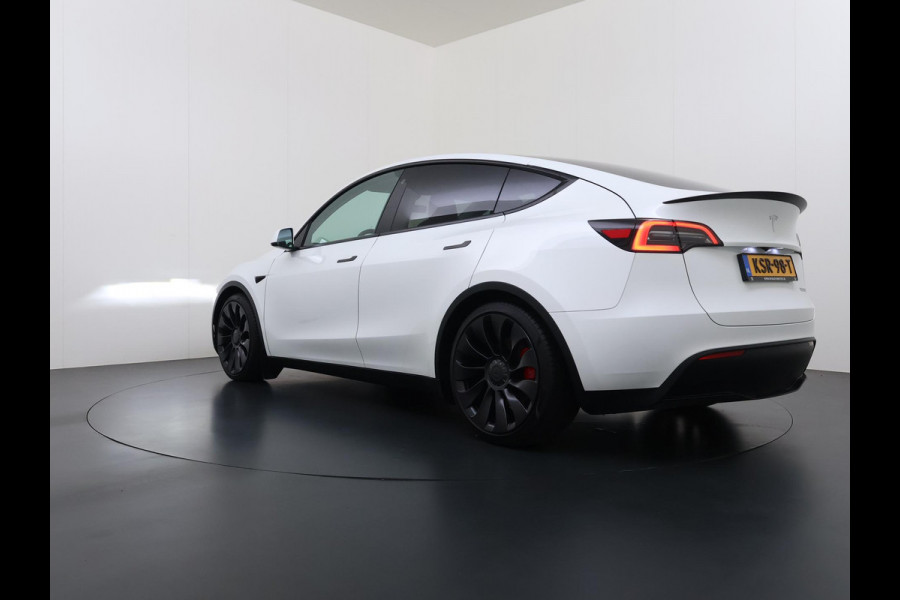 Tesla Model Y Performance AWD 75 kWh VAN:43.900,- VOOR:40.877,- UW HERFSTVOORDEEL:3.023,- SOH 94% | AFN. TREKHAAK | 21 INCH TURBINE VELGEN | TESLA GARANTIE T/M 01-2028 OF 80.000 KM | ACCU & AANDRIJFLIJN GARANTIE T/M 01-2032 OF 192.000 KM | ALL IN RIJKLAAR PRIJS |