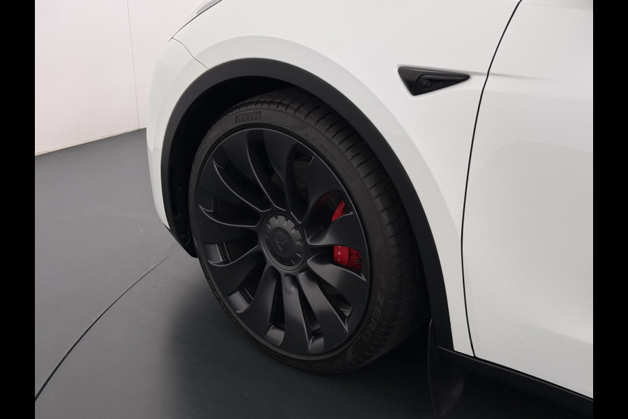 Tesla Model Y Performance AWD 75 kWh VAN:43.900,- VOOR:40.877,- UW HERFSTVOORDEEL:3.023,- SOH 94% | AFN. TREKHAAK | 21 INCH TURBINE VELGEN | TESLA GARANTIE T/M 01-2028 OF 80.000 KM | ACCU & AANDRIJFLIJN GARANTIE T/M 01-2032 OF 192.000 KM | ALL IN RIJKLAAR PRIJS |