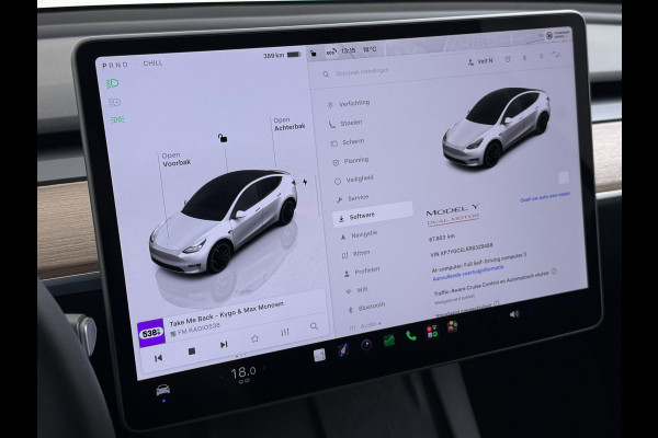 Tesla Model Y Performance AWD 75 kWh VAN:43.900,- VOOR:40.877,- UW HERFSTVOORDEEL:3.023,- SOH 94% | AFN. TREKHAAK | 21 INCH TURBINE VELGEN | TESLA GARANTIE T/M 01-2028 OF 80.000 KM | ACCU & AANDRIJFLIJN GARANTIE T/M 01-2032 OF 192.000 KM | ALL IN RIJKLAAR PRIJS |