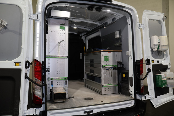 Ford E-Transit 350 L2 H2 Trend 68 kWh Bott Vario Inrichting