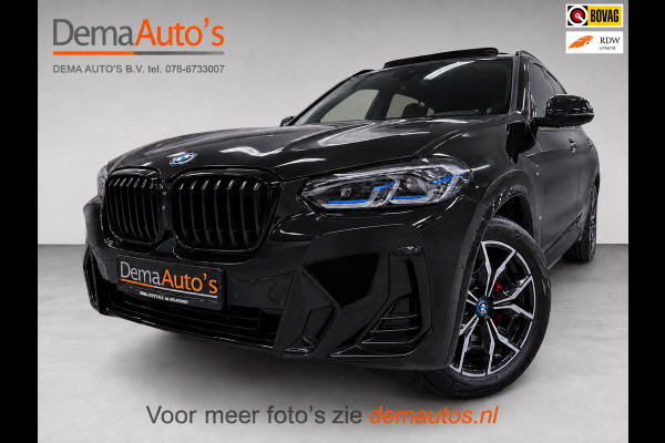 BMW X3 XDrive30e M-SPORT PANO/LEDER/H-UP/360CAM/M-STOELEN/SFEERVERL/CARPLAY///