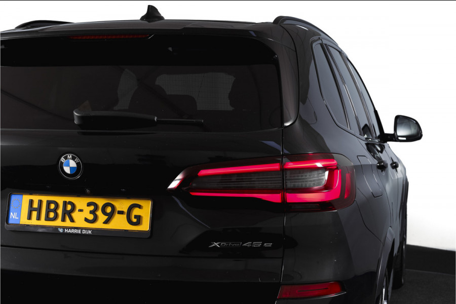 BMW X5 xDrive45e High Executive | S/K-Panodak | Dig. Cockpit | Adapt. Cruise | Stoel-+ Achterbankverw. | PDC | 360 Camera | NAV + App. Connect | ECC | Elek. Klep | Elek. Trekhaak | LM 20" |