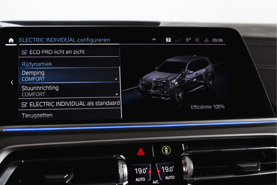 BMW X5 xDrive45e High Executive | S/K-Panodak | Dig. Cockpit | Adapt. Cruise | Stoel-+ Achterbankverw. | PDC | 360 Camera | NAV + App. Connect | ECC | Elek. Klep | Elek. Trekhaak | LM 20" |