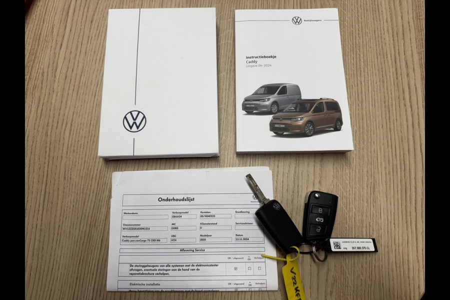 Volkswagen Caddy Cargo 2.0 TDI Trend Cruise Clima Pdc 4 Seizoenen banden Lat om Lat betimmering