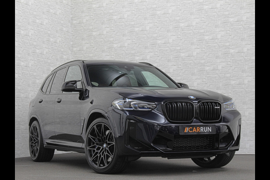 BMW X3 M 510pk Competition | 44dkm! | M-Sportuitlaat | Merino-Tartufo | Laser-LED | M-Seats | Stoelventilatie | TH 2400kg | M-Comp. Pakket | Live Cockpit Proff. | Headup | Stuur en Achterbank verw. | Alarm + Volg-5 | 12 maanden Bovag garantie | Rijklaarprijs. (160.000,= Nw.Prijs!