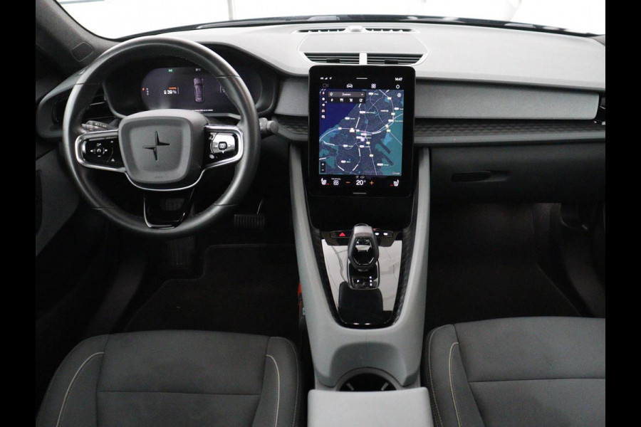 Polestar 2 Standard Range Single Motor 63kWh | SOH 89,7% | Memory | Stoelverwarming | Cruise control | Carplay | Navigatie | Bluetooth | Camera | Park assist | Interieurverlichting | Elektrische achterklep | Trekhaak