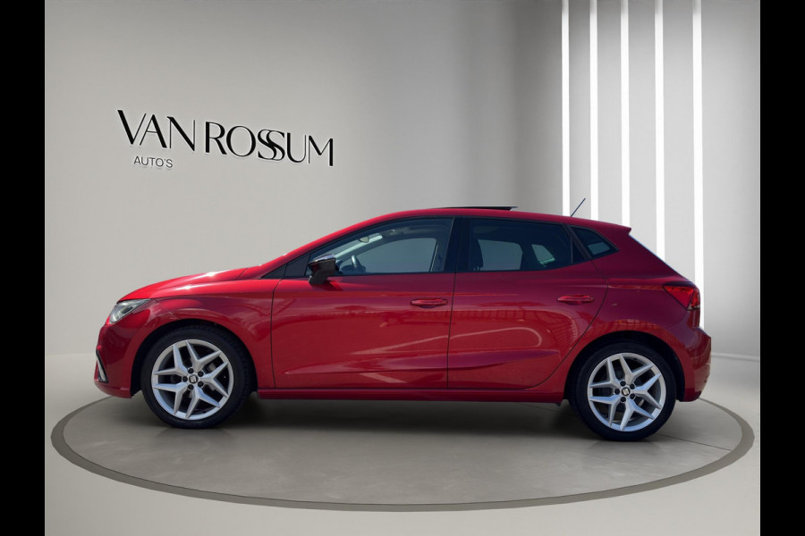 Seat Ibiza 1.0 TSI FR Panoramadak | Carplay | Parksensors |  17"Velg | Led | Sfeer | Cruise | Airco (Automatisch)