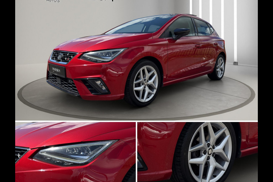 Seat Ibiza 1.0 TSI FR Panoramadak | Carplay | Parksensors |  17"Velg | Led | Sfeer | Cruise | Airco (Automatisch)