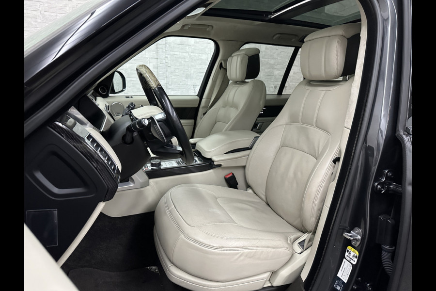Land Rover Range Rover P400 404pk Hybrid Autobiography | Rijklaarprijs! Dealer Onderhouden | Nieuw Accu-Pakket | Panorama | ACC | 360 Camera | 33300,= ex btw | Massage | Stoelventilatie V+A | ISO-Glas | Meridian-Sound | Memory Achter | Alcantara Hemelbekleding | Elektrische Achter-Stoelen | Stoelverwarming V+A | 4-Zone Clima | Keyless-Entry | Luchtvering |