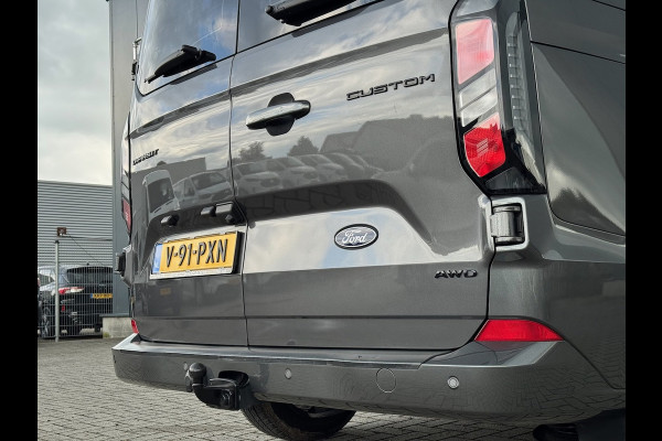 Ford Transit Custom 320 2.0 TDCI 170pk AWD L2H1 Limited DC Automaat | 6-pers | Trekhaak | Navi | Winterpack | ACC | BLIS | 4WD