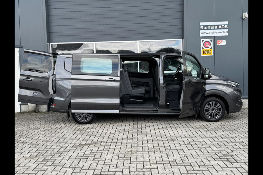 Ford Transit Custom 320 2.0 TDCI 170pk AWD L2H1 Limited DC Automaat | 6-pers | Trekhaak | Navi | Winterpack | ACC | BLIS | 4WD