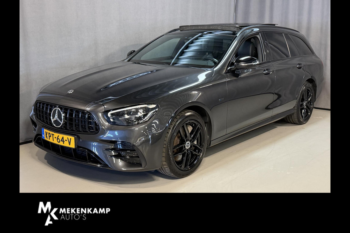 Mercedes-Benz E-Klasse Estate 300 e AMG Line 18"/Trekhaak/Panoramadak/Burmester/Dodehoek/360 camera/Elektrische klep/Apple Carplay & Android Auto