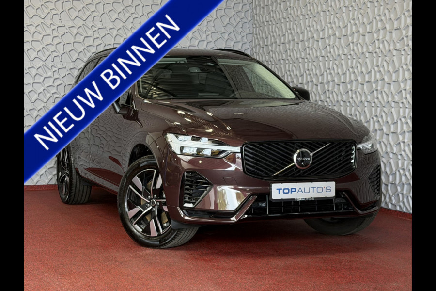 Volvo XC60 2.0 T8 455PK AWD PLUS DARK NIEUWE AUTO HARMAN KARDON 360.CAM STOEL/STUUR VERW LEER