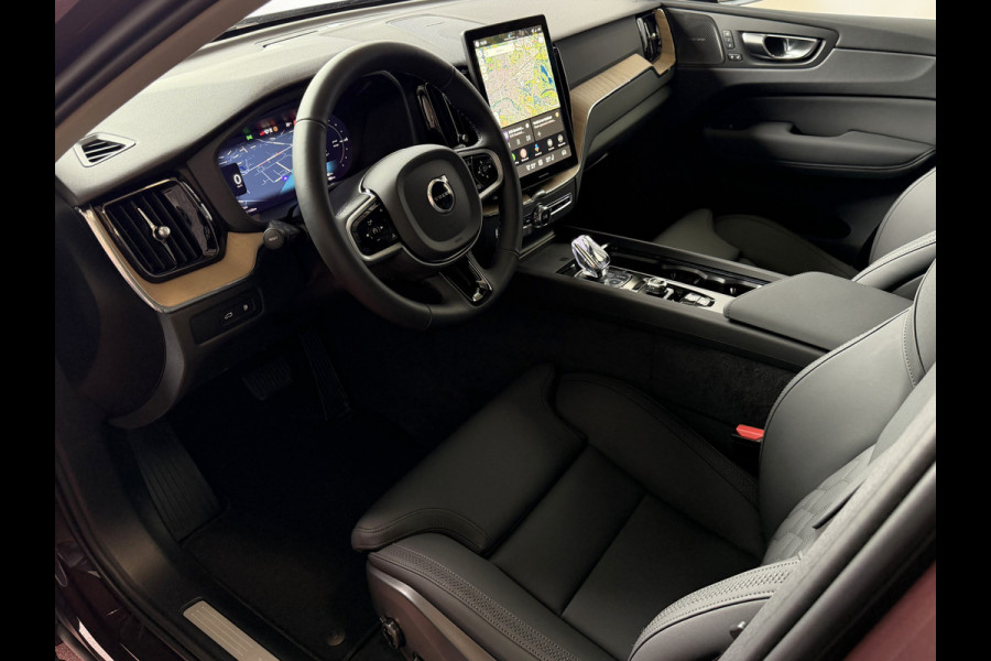 Volvo XC60 2.0 T8 455PK AWD PLUS DARK NIEUWE AUTO HARMAN KARDON 360.CAM STOEL/STUUR VERW LEER