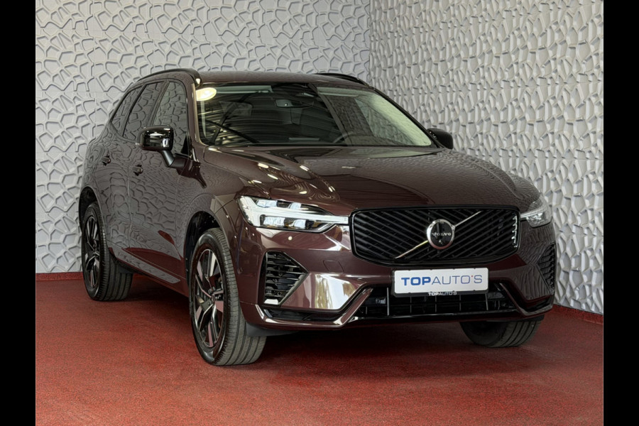 Volvo XC60 2.0 T8 455PK AWD PLUS DARK NIEUWE AUTO HARMAN KARDON 360.CAM STOEL/STUUR VERW LEER