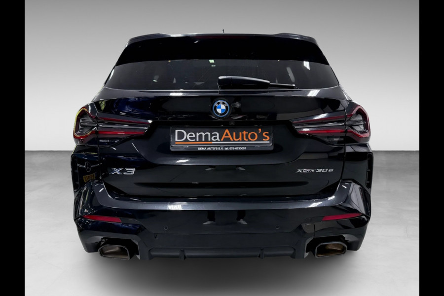 BMW X3 XDrive30e M-SPORT PANO/LEDER/H-UP/360CAM/M-STOELEN/SFEERVERL/CARPLAY///