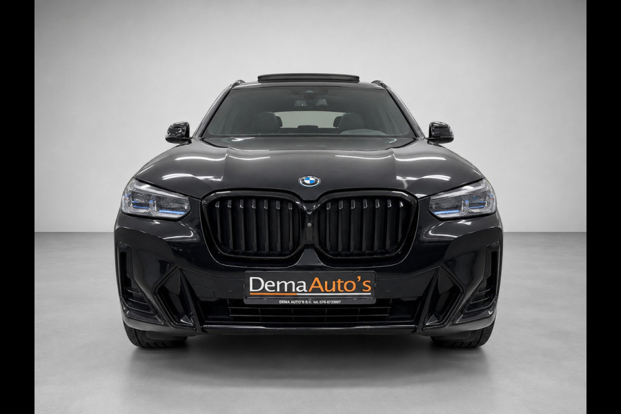 BMW X3 XDrive30e M-SPORT PANO/LEDER/H-UP/360CAM/M-STOELEN/SFEERVERL/CARPLAY///