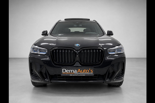 BMW X3 XDrive30e M-SPORT PANO/LEDER/H-UP/360CAM/M-STOELEN/SFEERVERL/CARPLAY///