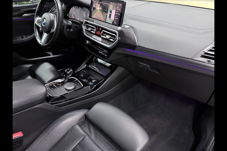 BMW X3 XDrive30e M-SPORT PANO/LEDER/H-UP/360CAM/M-STOELEN/SFEERVERL/CARPLAY///