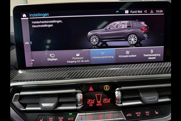 BMW X3 XDrive30e M-SPORT PANO/LEDER/H-UP/360CAM/M-STOELEN/SFEERVERL/CARPLAY///