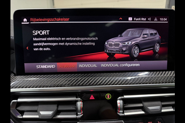 BMW X3 XDrive30e M-SPORT PANO/LEDER/H-UP/360CAM/M-STOELEN/SFEERVERL/CARPLAY///