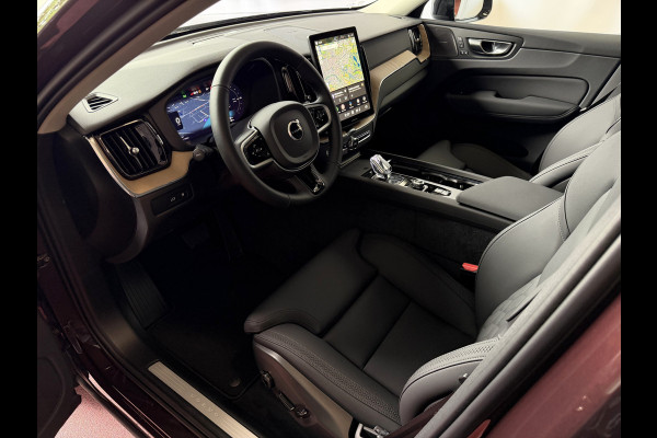Volvo XC60 2.0 T8 455PK AWD PLUS DARK NIEUWE AUTO HARMAN KARDON 360.CAM STOEL/STUUR VERW LEER