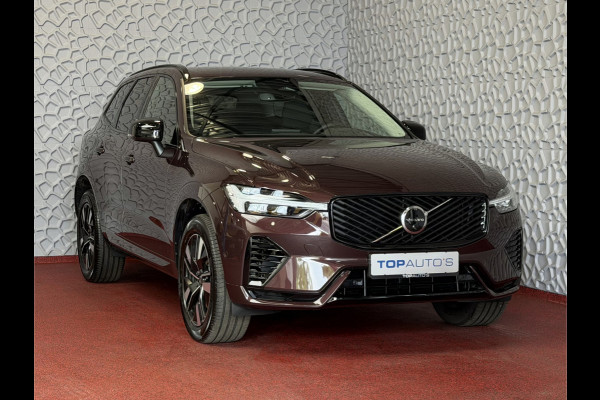 Volvo XC60 2.0 T8 455PK AWD PLUS DARK NIEUWE AUTO HARMAN KARDON 360.CAM STOEL/STUUR VERW LEER