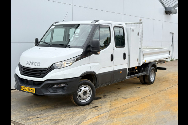 Iveco Daily 35C16 3.0 Dubbele Cabine Kipper Dubbellucht 3,5t Trekhaak 6 Stoelen Airco Cruise Control Benne Tipper