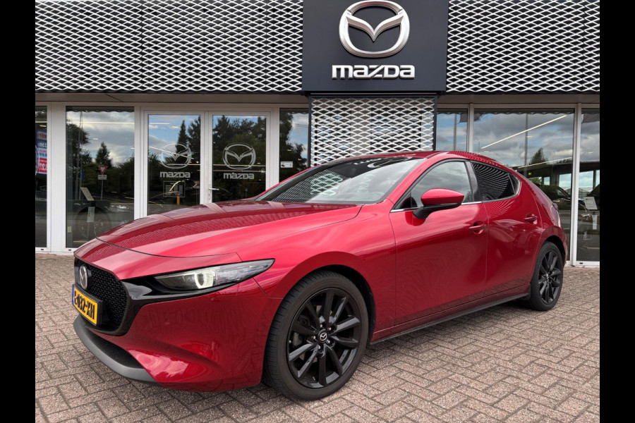 Mazda 3 2.0 e-SkyActiv-X M Hybrid 186 Luxury AFNEEMBARE TREKHAAK | BOSE | LEDER |