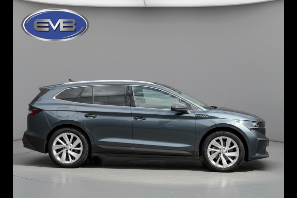 Škoda ENYAQ iV 80, panoramadak, electr bedienbare trekhaak, 1/2 lederen sportinterieur, achteruitrijcamera,vele opties1 e eigenaar