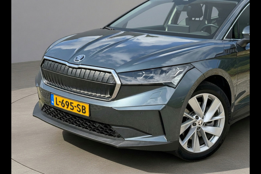 Škoda ENYAQ iV 80, panoramadak, electr bedienbare trekhaak, 1/2 lederen sportinterieur, achteruitrijcamera,vele opties1 e eigenaar