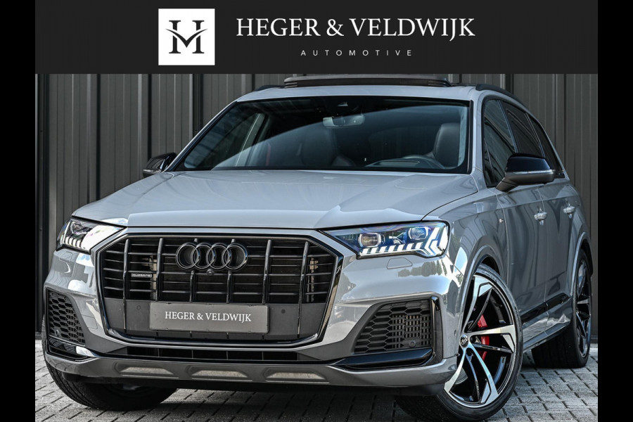 Audi Q7 60 TFSI e quattro Pro Line S Competition | Panoramadak | Carbon Interieur | Alcantara Hemel | 360 Camera | HUD | Bose | Massage + Ventilatie | Luchtvering | Soft Close | Memory Seats | Ambiance Interieur |