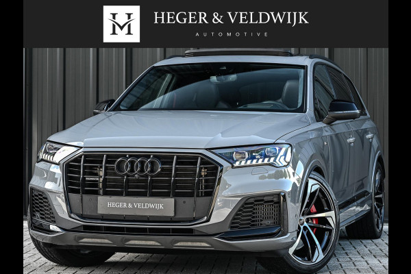 Audi Q7 60 TFSI e quattro Pro Line S Competition | Panoramadak | Carbon Interieur | Alcantara Hemel | 360 Camera | HUD | Bose | Massage + Ventilatie | Luchtvering | Soft Close | Memory Seats | Ambiance Interieur |
