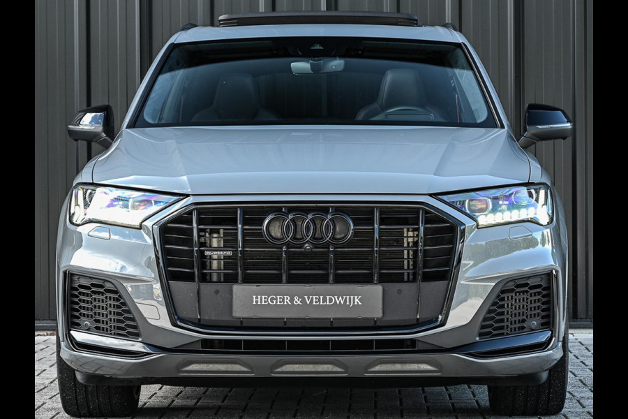 Audi Q7 60 TFSI e quattro Pro Line S Competition | Panoramadak | Carbon Interieur | Alcantara Hemel | 360 Camera | HUD | Bose | Massage + Ventilatie | Luchtvering | Soft Close | Memory Seats | Ambiance Interieur |