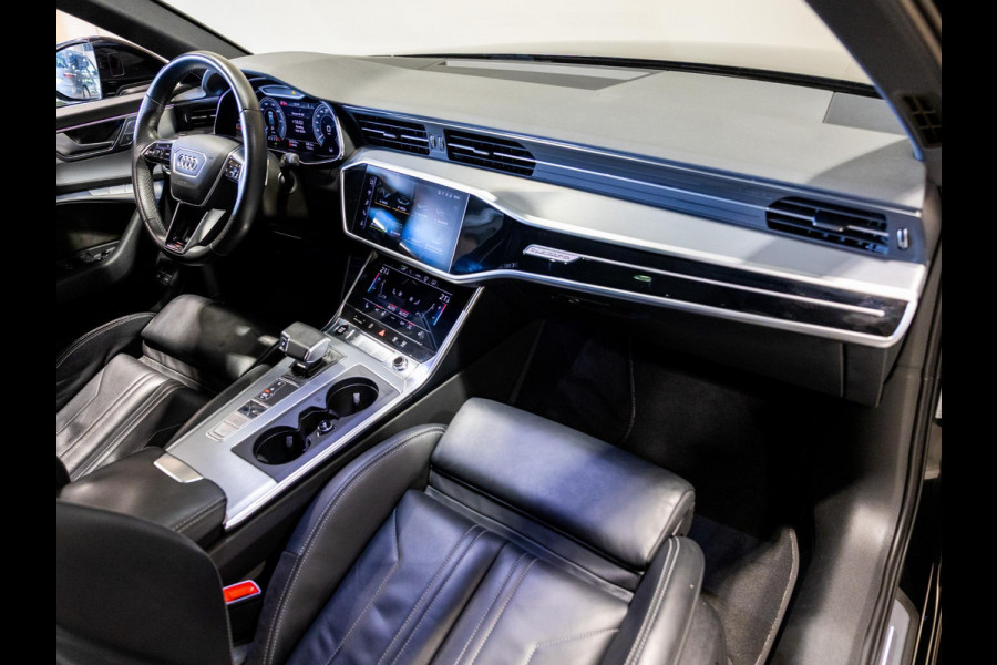 Audi A6 Avant 55 TFSI e quattro S-Line Competition / 367pk / Panorama dak / Trekhaak / Dodehoek herkenning / Elektrische stoelverstelling /