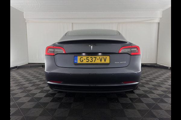 Tesla Model 3 Long Range AWD 75 kWh [3-Fase-11kW] (INCL-BTW) Aut. *PANO | AUTOPILOT | LEATHER | KEYLESS | FULL-LED | MEMORY-PACK | TOPVIEW | DAB | CARPLAY | DIGI-COCKPIT | LANE-ASSIST | HEATED-COMFORTSEATS | 19"ALU*