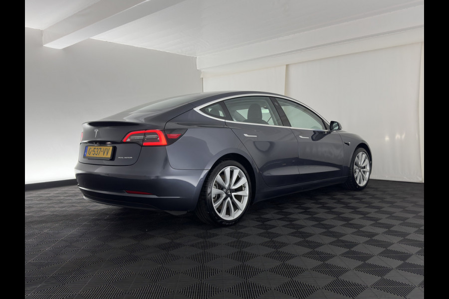 Tesla Model 3 Long Range AWD 75 kWh [3-Fase-11kW] (INCL-BTW) Aut. *PANO | AUTOPILOT | LEATHER | KEYLESS | FULL-LED | MEMORY-PACK | TOPVIEW | DAB | CARPLAY | DIGI-COCKPIT | LANE-ASSIST | HEATED-COMFORTSEATS | 19"ALU*