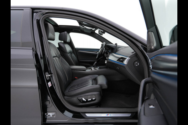 BMW 5 Serie 530e M-Sportpack Business Edition Plus (Plug-in) {SoH-86%} (INCL-BTW) *PANO | LEATHER | FULL-LED | MEMORY-PACK | HARMAN/KARDON | BLINDSPOT | DIGI-COCKPIT | CAMERA | NAVI-FULLMAP | PRIVACY-GLASS | SHIFTPADDLES | ECC | PDC | HEAD-UP | 19''ALU*