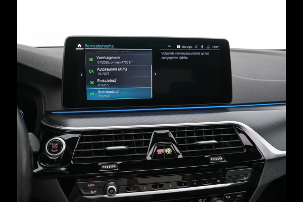 BMW 5 Serie 530e M-Sportpack Business Edition Plus (Plug-in) {SoH-86%} (INCL-BTW) *PANO | LEATHER | FULL-LED | MEMORY-PACK | HARMAN/KARDON | BLINDSPOT | DIGI-COCKPIT | CAMERA | NAVI-FULLMAP | PRIVACY-GLASS | SHIFTPADDLES | ECC | PDC | HEAD-UP | 19''ALU*