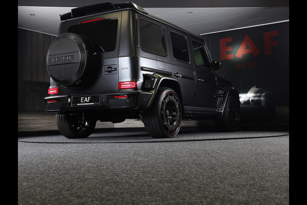Mercedes-Benz G-Klasse 63 Edition 1 BRABUS UITVOERING / Mat Zwart / Acc / Dode Hoek / Leder / Open Dak / 360 Camera / 24 Inch