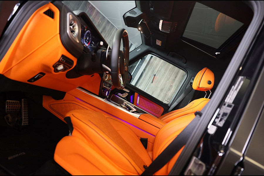 Mercedes-Benz G-Klasse 63 Edition 1 BRABUS UITVOERING / Mat Zwart / Acc / Dode Hoek / Leder / Open Dak / 360 Camera / 24 Inch