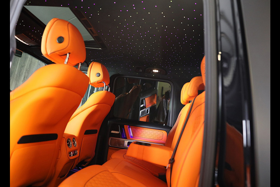Mercedes-Benz G-Klasse 63 Edition 1 BRABUS UITVOERING / Mat Zwart / Acc / Dode Hoek / Leder / Open Dak / 360 Camera / 24 Inch