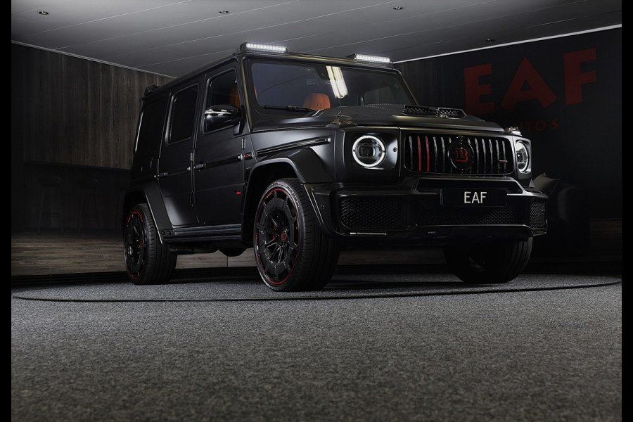 Mercedes-Benz G-Klasse 63 Edition 1 BRABUS UITVOERING / Mat Zwart / Acc / Dode Hoek / Leder / Open Dak / 360 Camera / 24 Inch