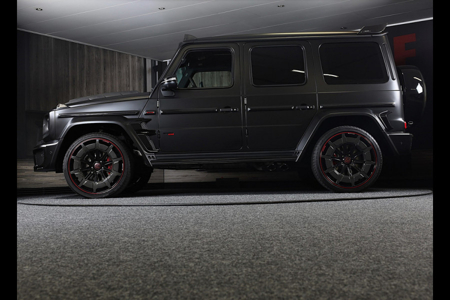 Mercedes-Benz G-Klasse 63 Edition 1 BRABUS UITVOERING / Mat Zwart / Acc / Dode Hoek / Leder / Open Dak / 360 Camera / 24 Inch