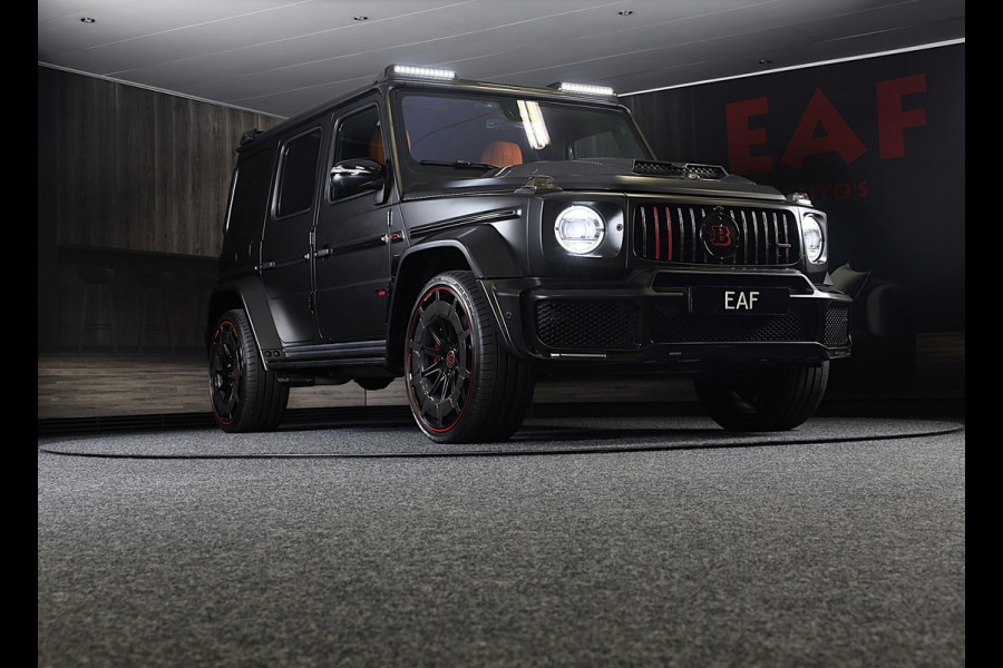 Mercedes-Benz G-Klasse 63 Edition 1 BRABUS UITVOERING / Mat Zwart / Acc / Dode Hoek / Leder / Open Dak / 360 Camera / 24 Inch